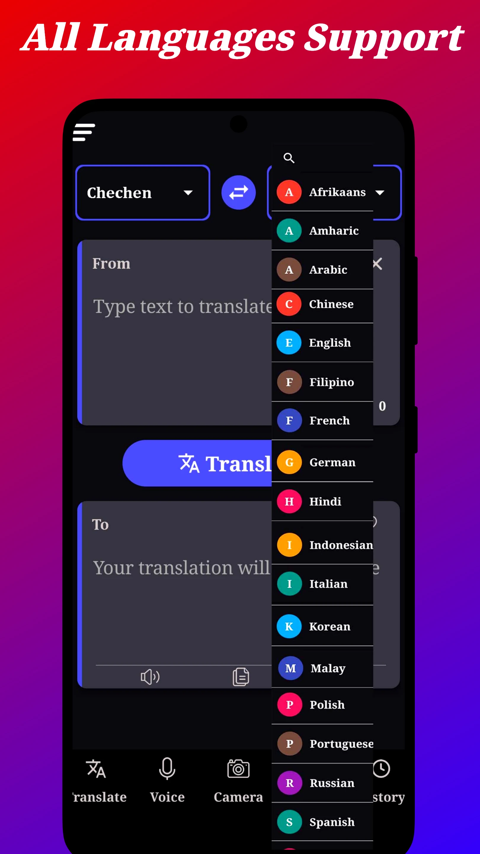 Chechen Translator screenshot